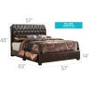 Marilla Dark Brown Youth Bed