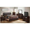 G1550 Youth Upholstered Bedroom Set (Cappuccino)
