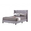 G1904 Light Gray Upholstered Bed