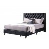 G1919 Black Upholstered Bed