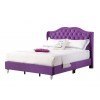 G1932 Purple Upholstered Bed