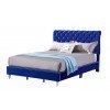 G1943 Cobalt Blue Upholstered Bed
