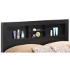 Burlington Black Bookcase Bedroom Set