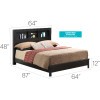 Burlington Black Bookcase Bedroom Set