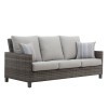 Bungalow Outdoor Sofa w/ 2 Accent Pillows