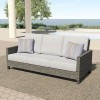 Bungalow Outdoor Sofa w/ 2 Accent Pillows