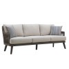 Genova Outdoor Sofa w/ 2 Accent Pillows