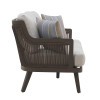 Genova Outdoor Sofa w/ 2 Accent Pillows