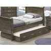 Louis Phillipe Gray Trundle Youth Bed