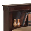Louis Phillipe Cappuccino Bookcase Storage Bed