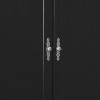 Louis Phillipe Black Storage Bedroom Set