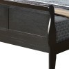 Louis Phillipe Black Youth Sleigh Bed