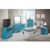G3180 Youth Bedroom Set w/ White Bookcase Storage Bed