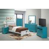 G3180 Youth Bedroom Set w/ White Sleigh Storage Bed