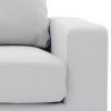 Newbury White Modular Loveseat