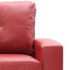 Newbury Red Modular Loveseat