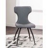 Eclipse Side Chair (Charcoal) (Set of 4)
