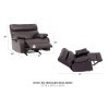 Manny Dark Brown Rocker Recliner