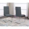 Reliant Side Chair (Charcoal) (Set of 2)