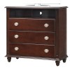 Summit Cappuccino Low Post Bedroom Set