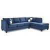 Malone Sectional (Navy Blue)
