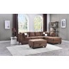 Malone Chocolate Sectional Set