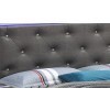 Lorana Silver Champagne Bed w/ LED