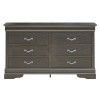 Lorana Metalic Black Panel Bedroom Set