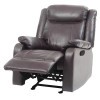 Ward Dark Brown Rocker Recliner