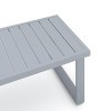 Fiji Blue Outdoor Sofa w/ Coffee Table