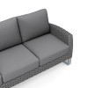 Fiji Gray Outdoor Sofa w/ Coffee Table