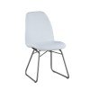 Gretchen Curved Back Side Chair (White) (Set of 2)