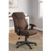 Corbindale Brown Home Office Swivel Chair