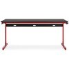 Lynxtyn Home Office Desk (Red and Black)