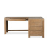Plum Creek Sierra Brown L-Shaped Home Office Set