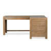 Plum Creek Sierra Brown L-Shaped Home Office Set