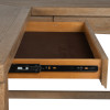 Plum Creek Sierra Brown L-Shaped Home Office Set