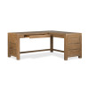 Plum Creek Sierra Brown L-Shaped Home Office Set