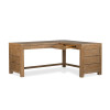 Plum Creek Sierra Brown L-Shaped Home Office Set