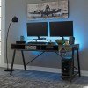 Barolli Gaming Desk w/ Monitor Stand