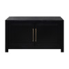 Harbor Black 2-Door Cabinet