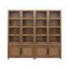 Harbor Bourbon Oak Entertainment Wall