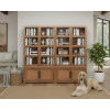 Harbor Bourbon Oak Entertainment Wall