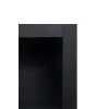 Harbor Black 60-inch Bookcase Pier
