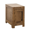 Harbor Bourbon Oak Chairside Table