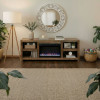 Harbor Bourbon Oak 72-inch Fireplace Console
