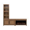 Harbor Bourbon Oak Entertainment Wall