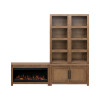 Harbor Bourbon Oak Entertainment Wall