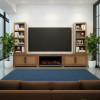 Harbor Bourbon Oak Entertainment Wall