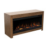 Harbor Bourbon Oak Fireplace Cabinet